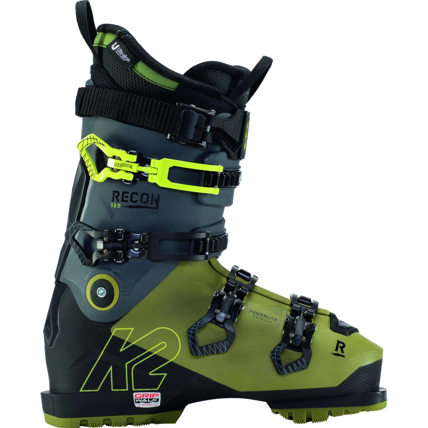 Chaussures De Ski K2 Recon 120 Lv Gripwalk Green-Black Homme 2 Chaussures De Ski K2 Recon 120 Lv Gripwalk Green-Black Homme – Image 2