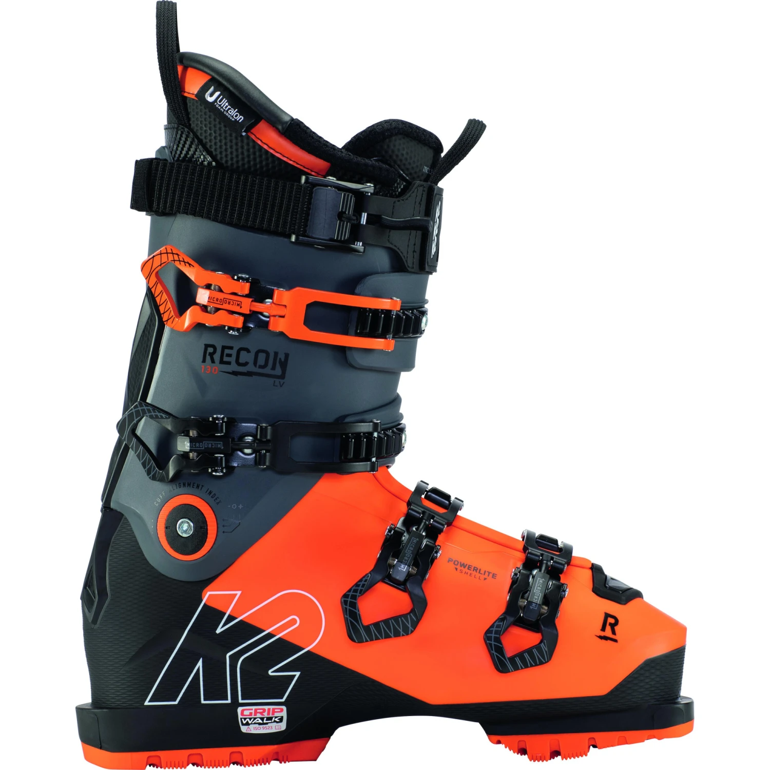 Chaussures De Ski K2 Recon 130 Lv Gripwalk Orange-Black Homme 2 Chaussures De Ski K2 Recon 130 Lv Gripwalk Orange-Black Homme – Image 2
