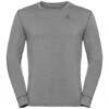T-Shirt Technique Odlo A Manches Longues Merino Gris Homme