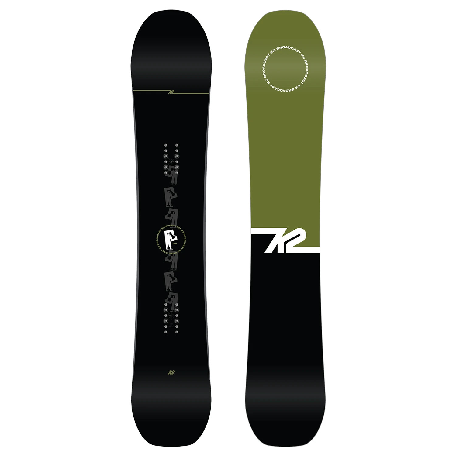 Planche De Snowboard K2 Broadcast Noir Homme 1 Planche De Snowboard K2 Broadcast Noir Homme