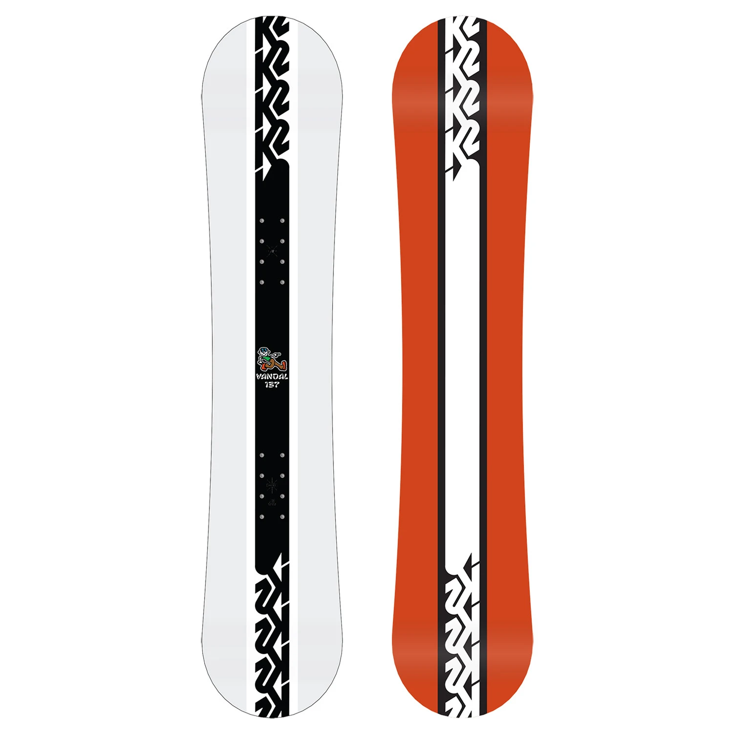 Planche De Snowboard K2 Vandal Blanc Garçon 1 Planche De Snowboard K2 Vandal Blanc Garçon