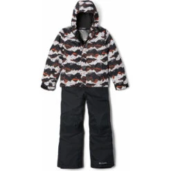 Ensemble De Ski Columbia Buga Set Red Quartz Scrapscape Noir Garçon