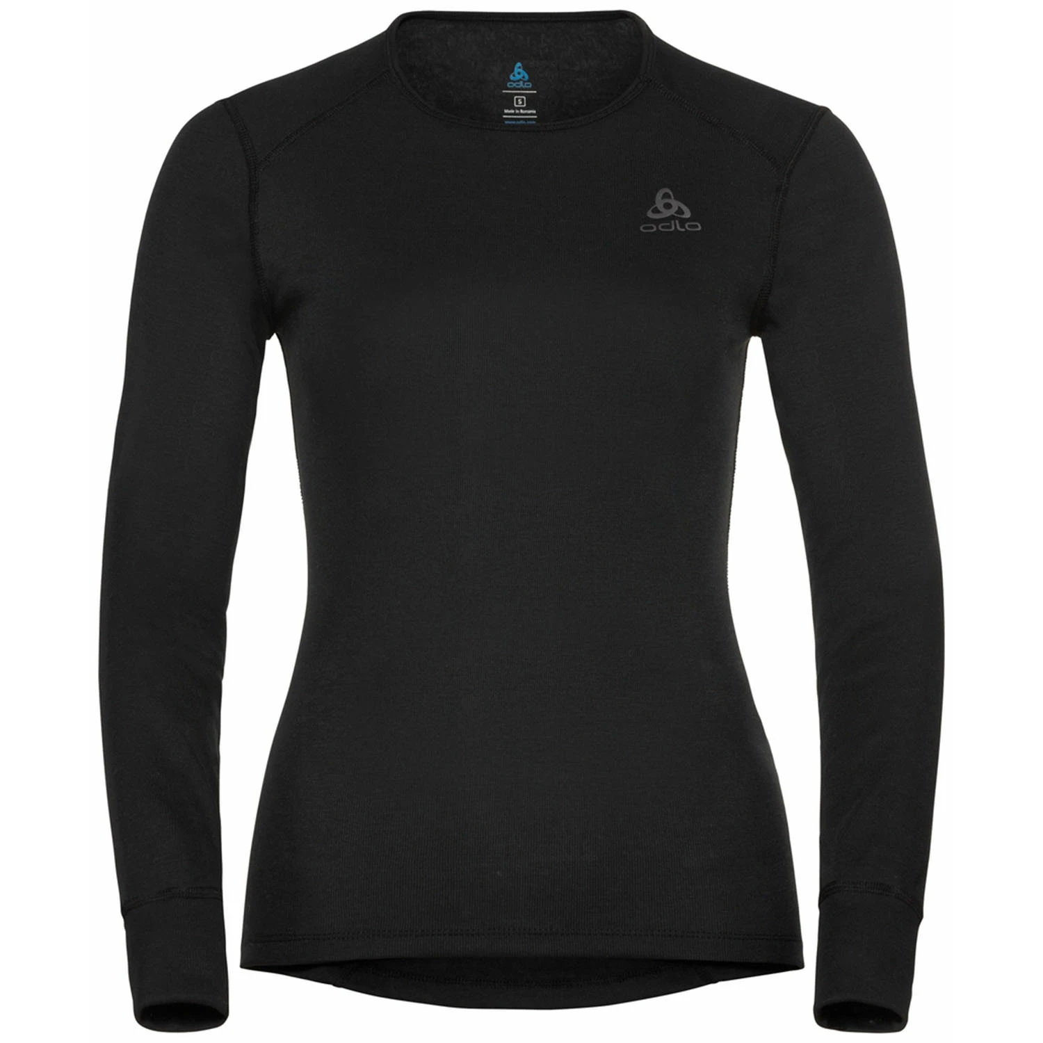 T-Shirt Odlo A Manches Longues Active Warm Eco Noir Femme 1 T-Shirt Odlo A Manches Longues Active Warm Eco Noir Femme