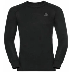 T-Shirt Odlo A Manches Longues Active Warm Eco Noir Homme
