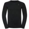 T-Shirt Odlo Technique A Manches Longues Performance Warm Eco Noir Homme