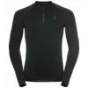 T-Shirt Odlo Technique A Col Montant Performance Warm Eco Noir Homme