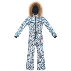 Combinaison De Ski Poivre Blanc Ski Overall 1031 Daisy Blue Fille