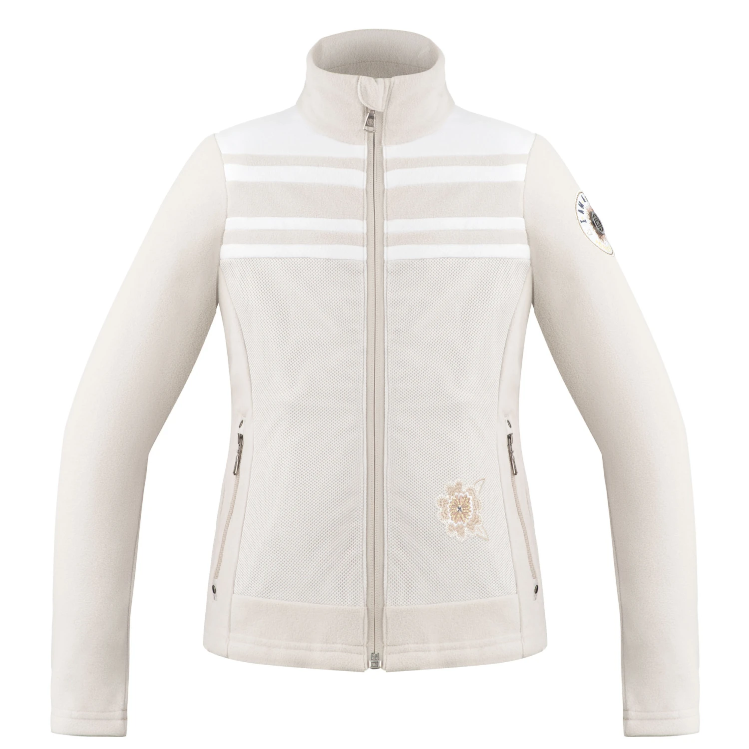 Veste Polaire Poivre Blanc Hybrid Fleece Jacket 1605 Multico Grey Fille 1 Veste Polaire Poivre Blanc Hybrid Fleece Jacket 1605 Multico Grey Fille