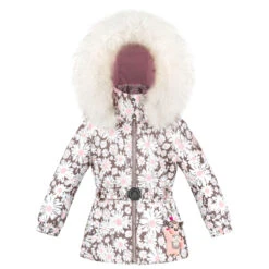 Veste De Ski Poivre Blanc 1003 Daisy Pink Fille
