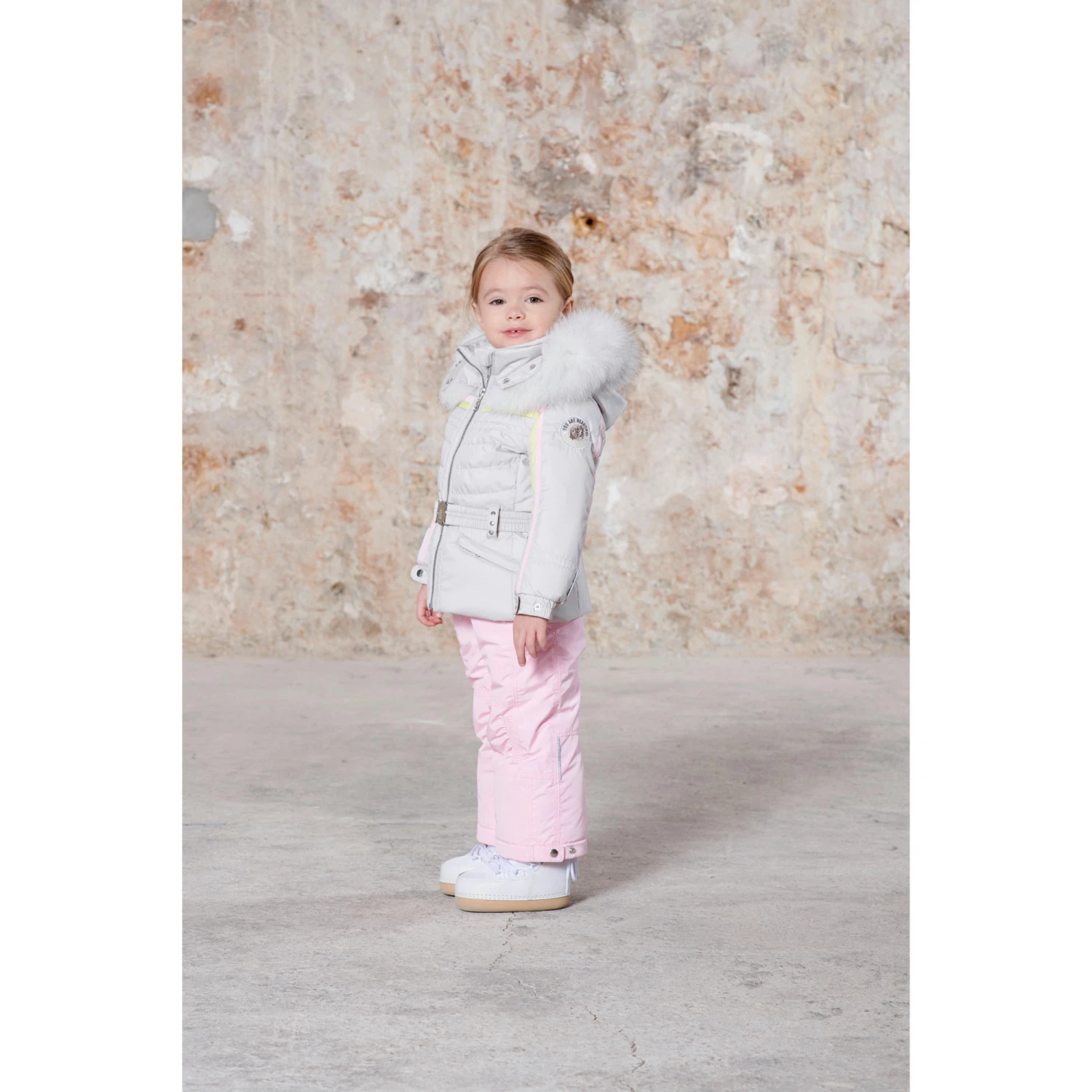 Veste De Ski Poivre Blanc 1002 Mineral Grey Fille 2 Veste De Ski Poivre Blanc 1002 Mineral Grey Fille – Image 2