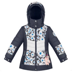 Veste De Ski/Snow Poivre Blanc Ski Jacket 1004 Multico Daisy Blue Fille