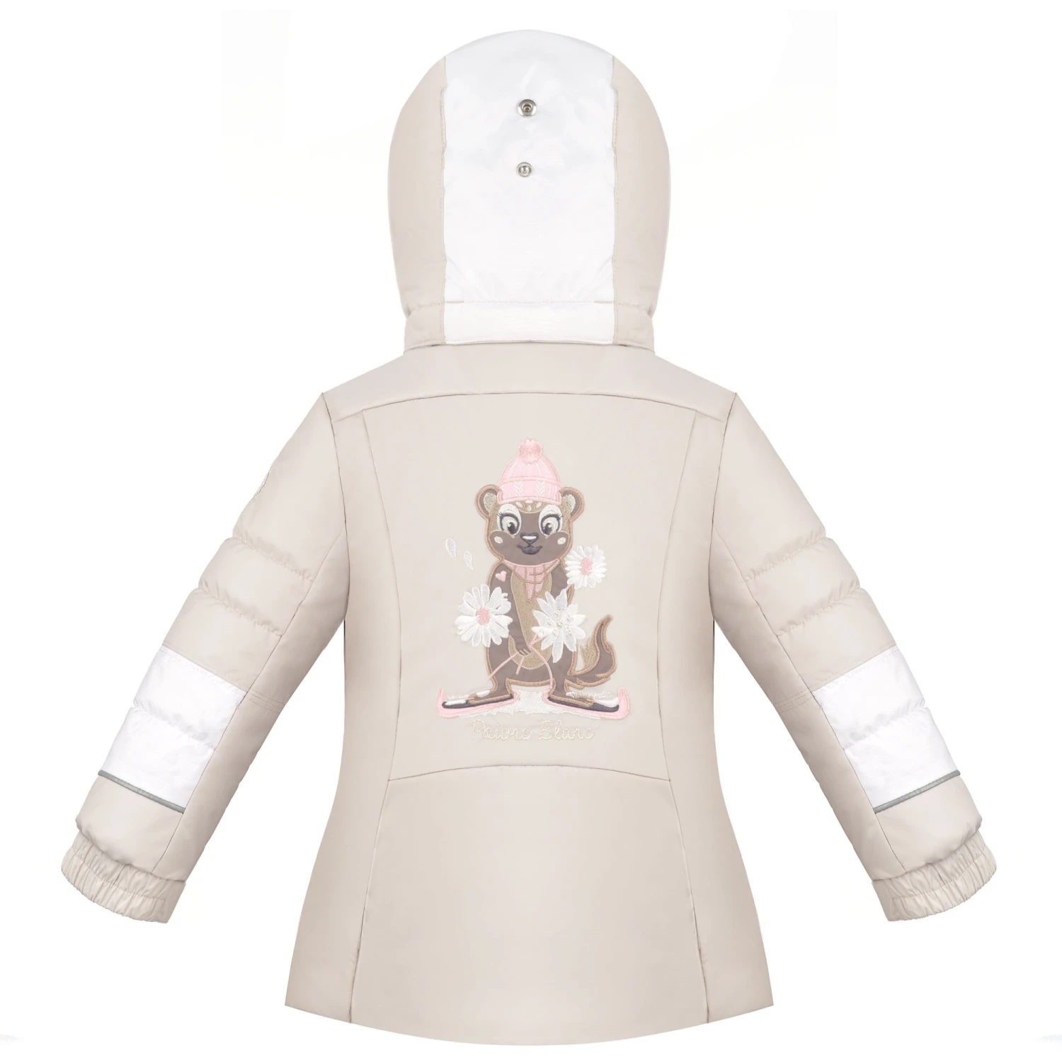 Veste De Ski/Snow Poivre Blanc Ski Jacket 1004 Multico Grey Fille 2 Veste De Ski/Snow Poivre Blanc Ski Jacket 1004 Multico Grey Fille – Image 2