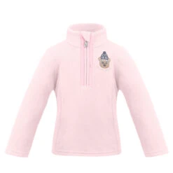 Pull Polaire Poivre Blanc Fleece Sweater 1540 Angel Pink Logo 5 Fille