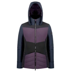Veste Stretch Poivre Blanc 0804 Multico Mulberry Purple Femme