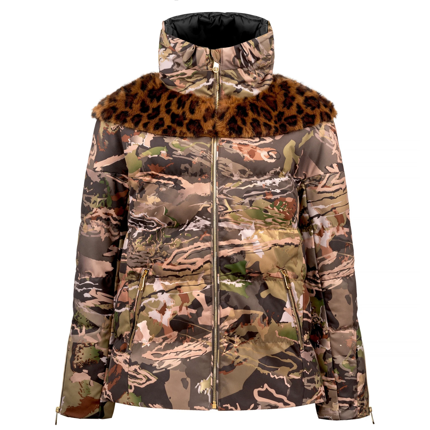 Doudoune Synthétique Poivre Blanc 1201 Fancy Camou Green Femme 1 Doudoune Synthétique Poivre Blanc 1201 Fancy Camou Green Femme