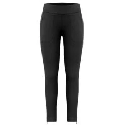 Pantalon En Polaire 1621 Poivre Blanc Black Femme