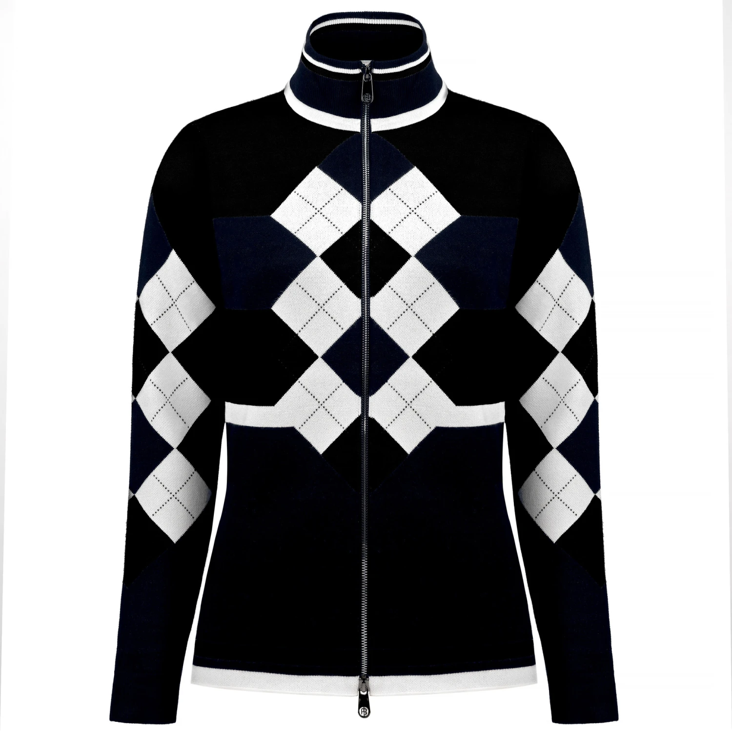 Veste En Maille Poivre Blanc 3502 Multico Black Femme 1 Veste En Maille Poivre Blanc 3502 Multico Black Femme