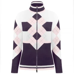 Veste En Maille Poivre Blanc 3502 Multico White Femme