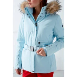 Veste De Ski Stretch Poivre Blanc 0801 Whisper Blue Femme