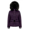 Veste Satinée Poivre Blanc 1003 Fancy Mulberry Purple Femme