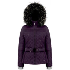 Veste Satinée Poivre Blanc 1003 Fancy Mulberry Purple Femme