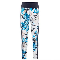 Sous-Pantalon A Motif Floral 1920 Poivre Blanc Grove-Blue Femme