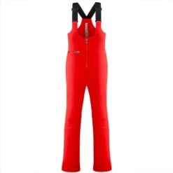 Salopette De Ski Stretch 0824 Poivre Blanc Scarlet-Red6 Femme