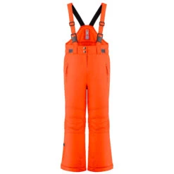 Salopette De Ski 1022 Poivre Blanc Puffin-Orange Fille