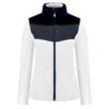 Veste Stretch Polaire Poivre Blanc 1600 Multico White Fille