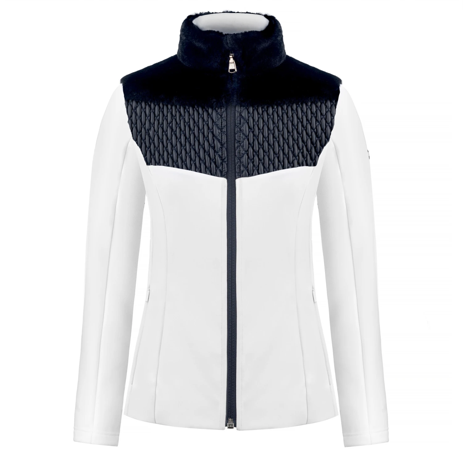 Veste Stretch Polaire Poivre Blanc 1600 Multico White Fille 1 Veste Stretch Polaire Poivre Blanc 1600 Multico White Fille