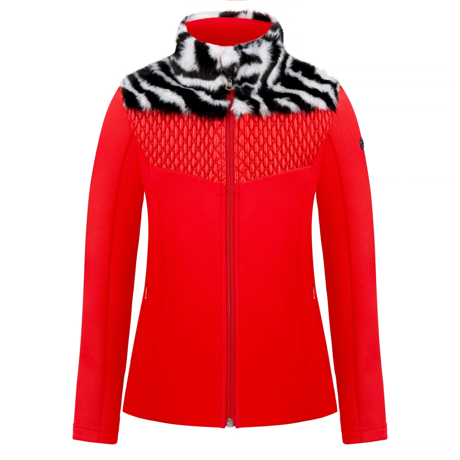 Veste Stretch Polaire Poivre Blanc 1600 Fancy Scarlet Red Fille 1 Veste Stretch Polaire Poivre Blanc 1600 Fancy Scarlet Red Fille