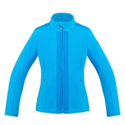 Veste Stretch Polaire Poivre Blanc 1702 Diva Blue Fille