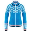 Veste En Maille Graphique Poivre Blanc 3501 Diva Blue Fille