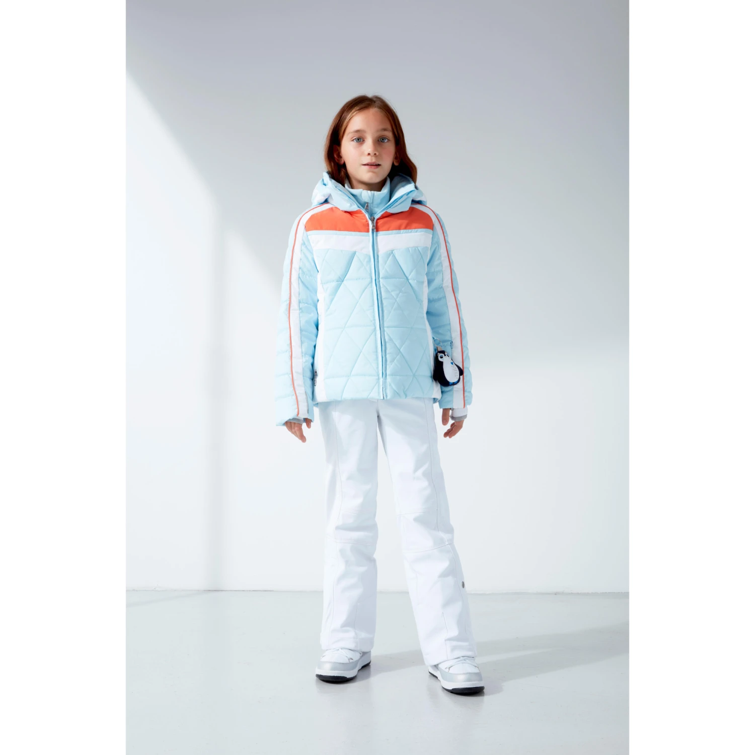 Veste Hybride Poivre Blanc 1004 Multico Whisper Blue Fille 2 Veste Hybride Poivre Blanc 1004 Multico Whisper Blue Fille â Image 2