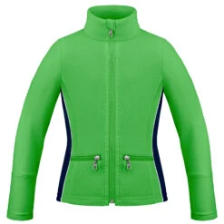 Veste En Micro-Polaire Poivre Blanc 1605 Multico Fizz Green Fille
