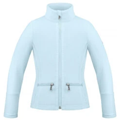 Veste En Micro-Polaire Poivre Blanc 1605 Whisper Blue Fille