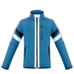 Veste Stretch En Polaire Poivre Blanc 1712 Twilight Blue2 Garçon