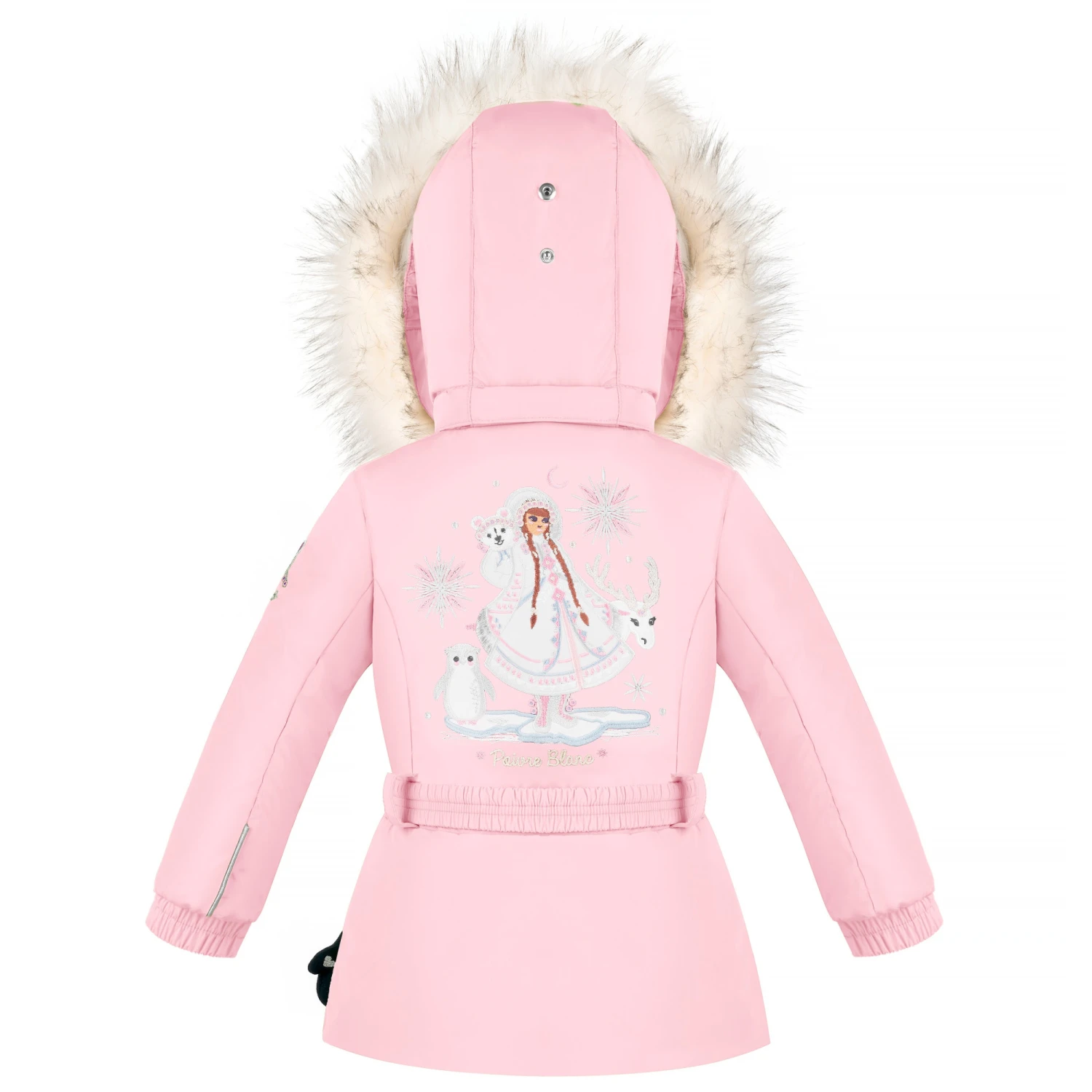 Veste Traditionnelle Poivre Blanc 1003 Quilted Angel Pink Fille 2 Veste Traditionnelle Poivre Blanc 1003 Quilted Angel Pink Fille – Image 2