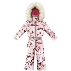 Combinaison De Ski A Motif Poivre Blanc 1030 Grove Pink Fille