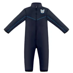 Combinaison En Polaire Poivre Blanc 1530 Gothic Blue5 Garçon