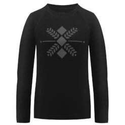 Sous Pull Merino Poivre Blanc 1840 Black Femme