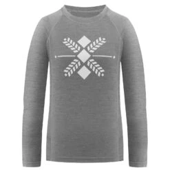 Sous Pull Merino Poivre Blanc 1840 Stone Grey Heather 2 Femme