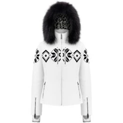 Veste De Ski Poivre Blanc 0800 Fancy White 2 Femme