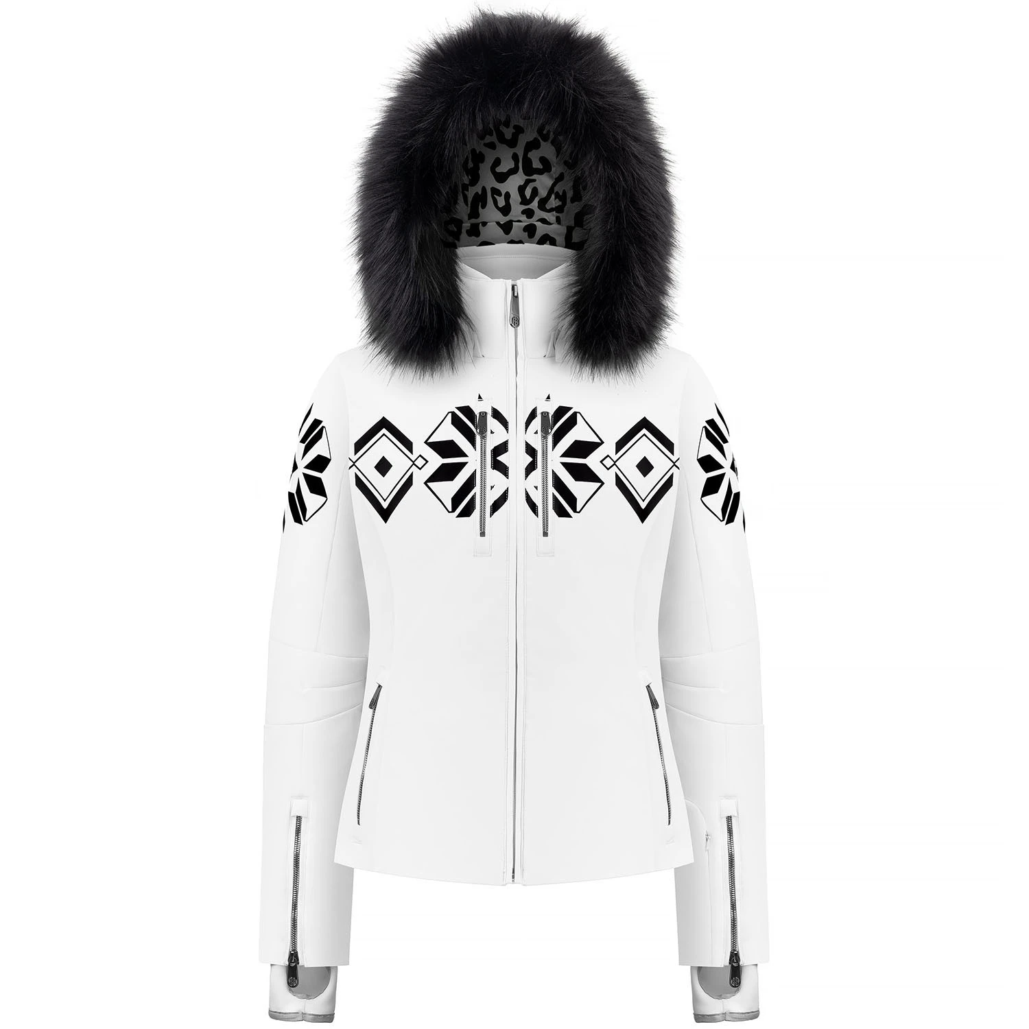 Veste De Ski Poivre Blanc 0800 Fancy White 2 Femme 1 Veste De Ski Poivre Blanc 0800 Fancy White 2 Femme