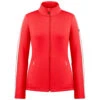 Stretch Fleece Jacket Poivre Blanc 1701 Scarlet Red 8 Femme
