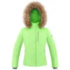 Veste De Ski Stretch Poivre Blanc 0802 Paradise Green Fille
