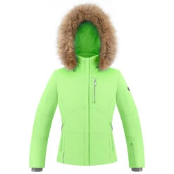 Veste De Ski Stretch Poivre Blanc 0802 Paradise Green Fille
