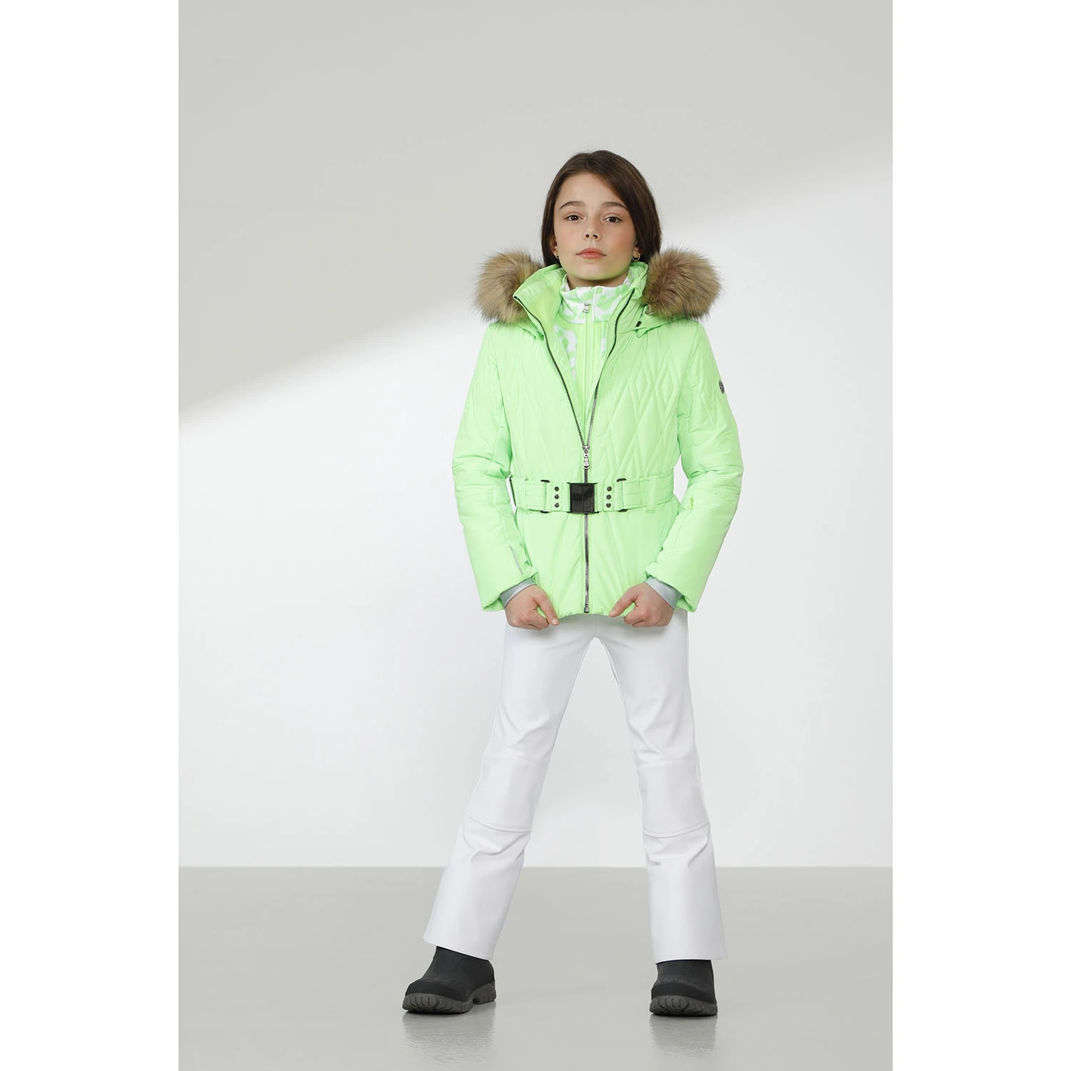 Veste De Ski Poivre Blanc 1003 King Blue 3 Fille 2 Veste De Ski Poivre Blanc 1003 King Blue 3 Fille â Image 2