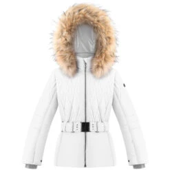 Veste De Ski Poivre Blanc 1003 White Fille