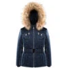 Veste De Ski Poivre Blanc 1005 Glow Gothic Blue Fille